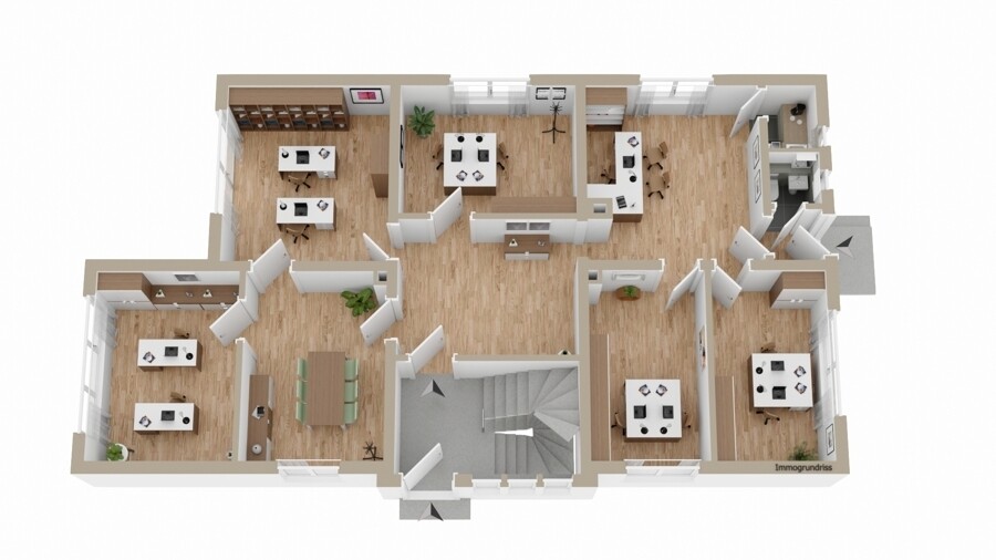 Grundriss Büro-/Praxisfläche