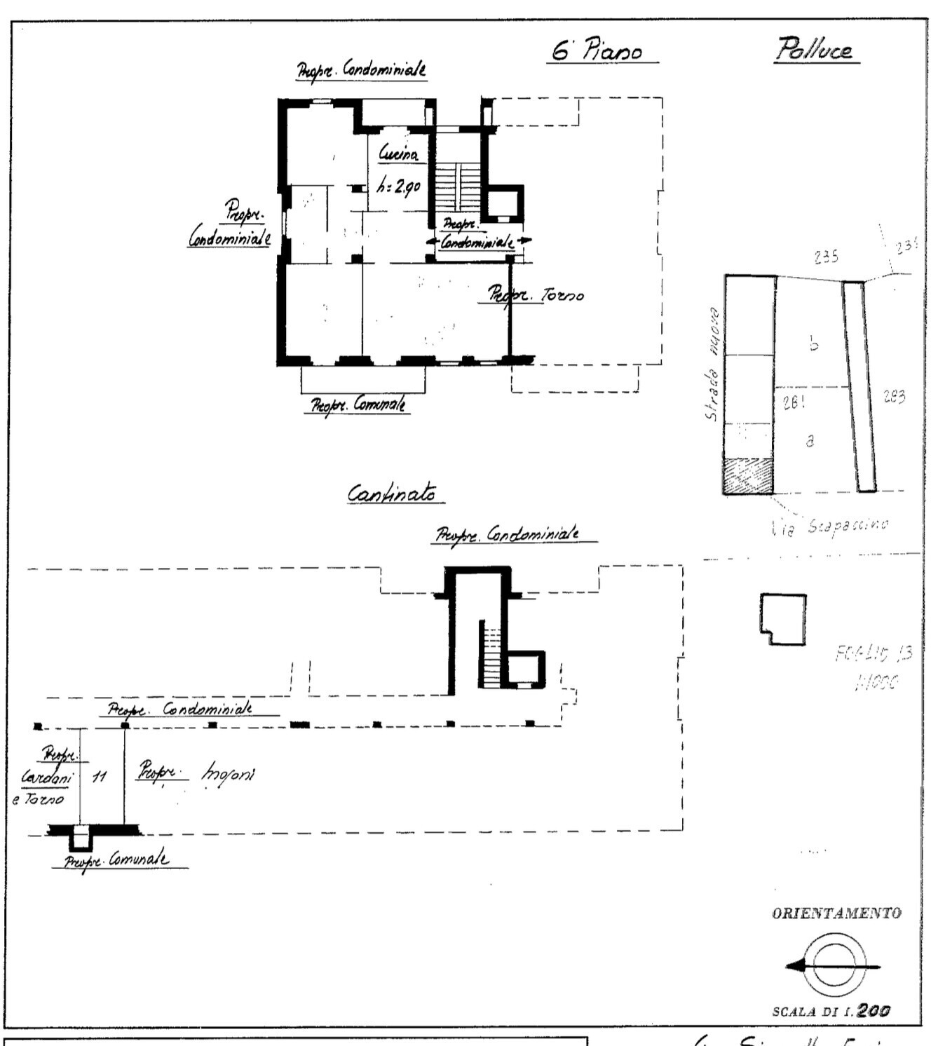 Planimetria appartamento