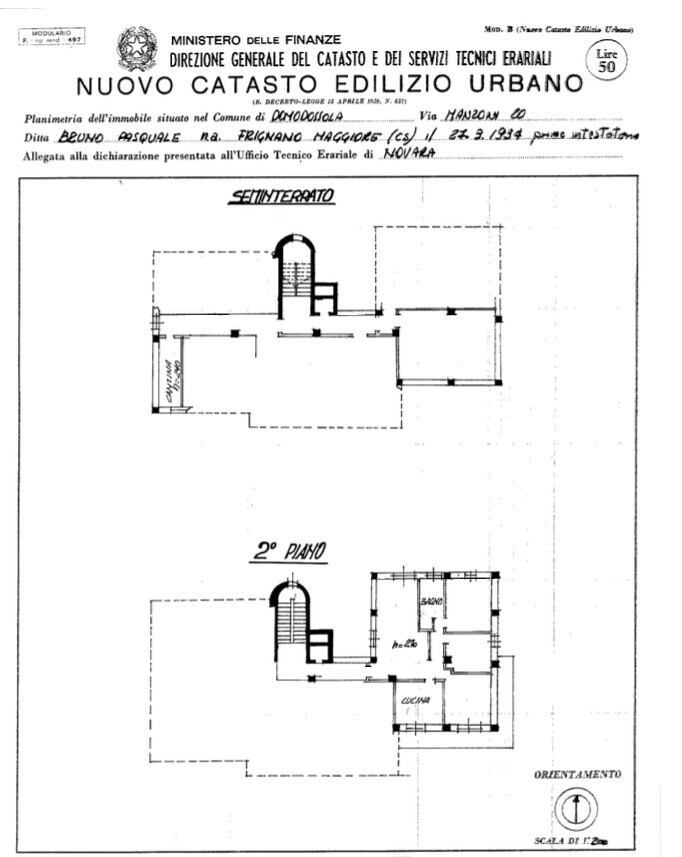 Planimetria appartamento
