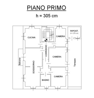 Planimetria appartamento