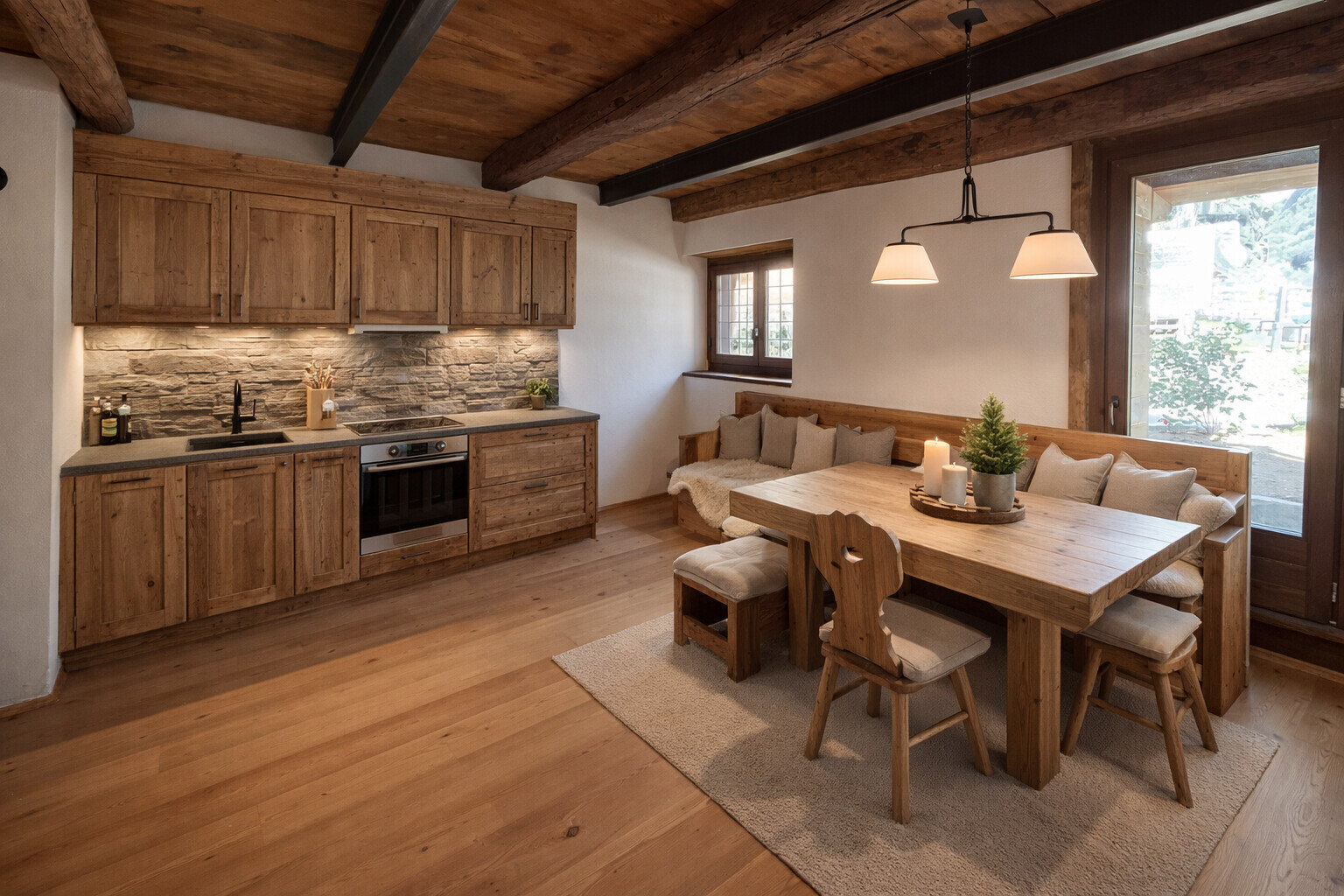15 A CUCINA E SALA DA PRANZOda pranzo alpina