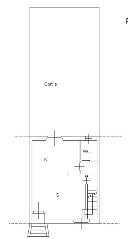 Piano rialzato zona giorno