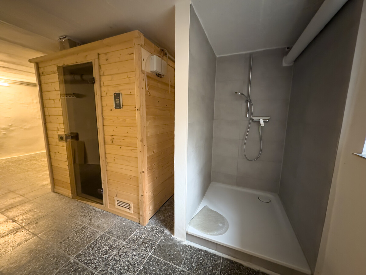 Private Sauna im Keller