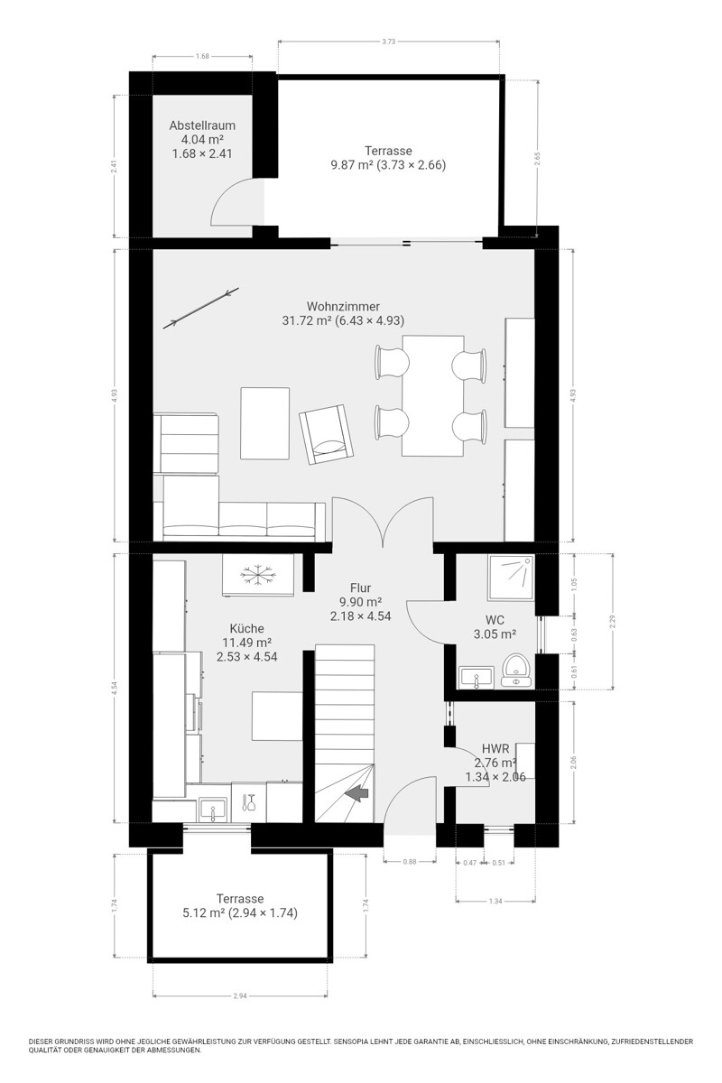 Grundriss Erdgeschoss