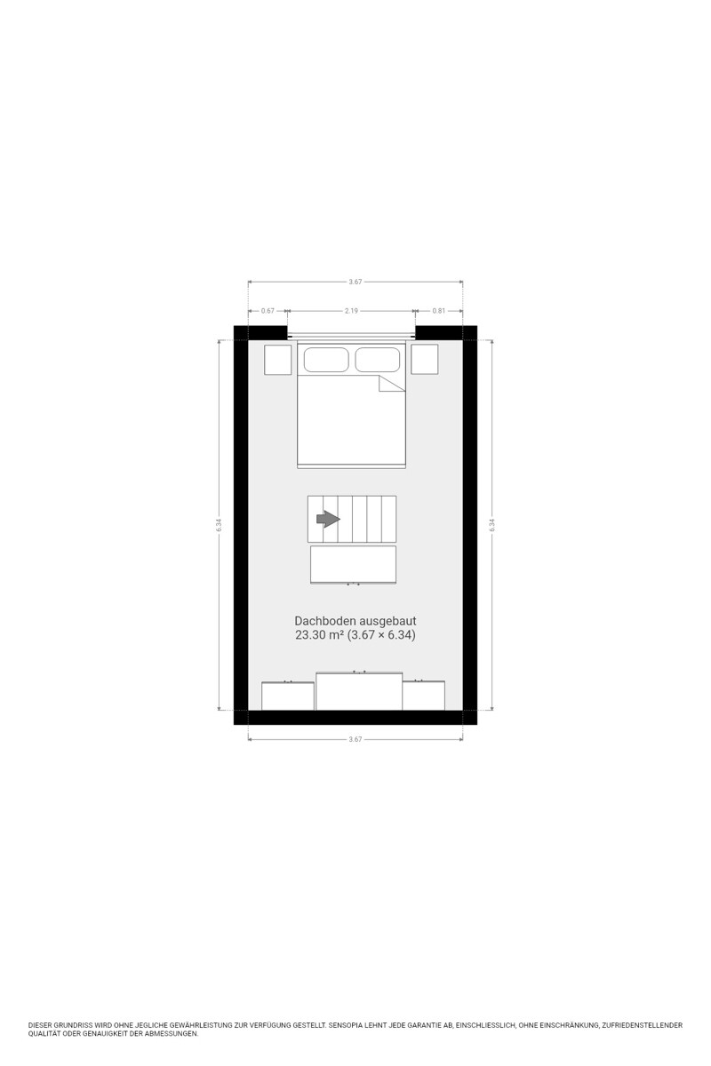 Grundriss Dachgeschoss
