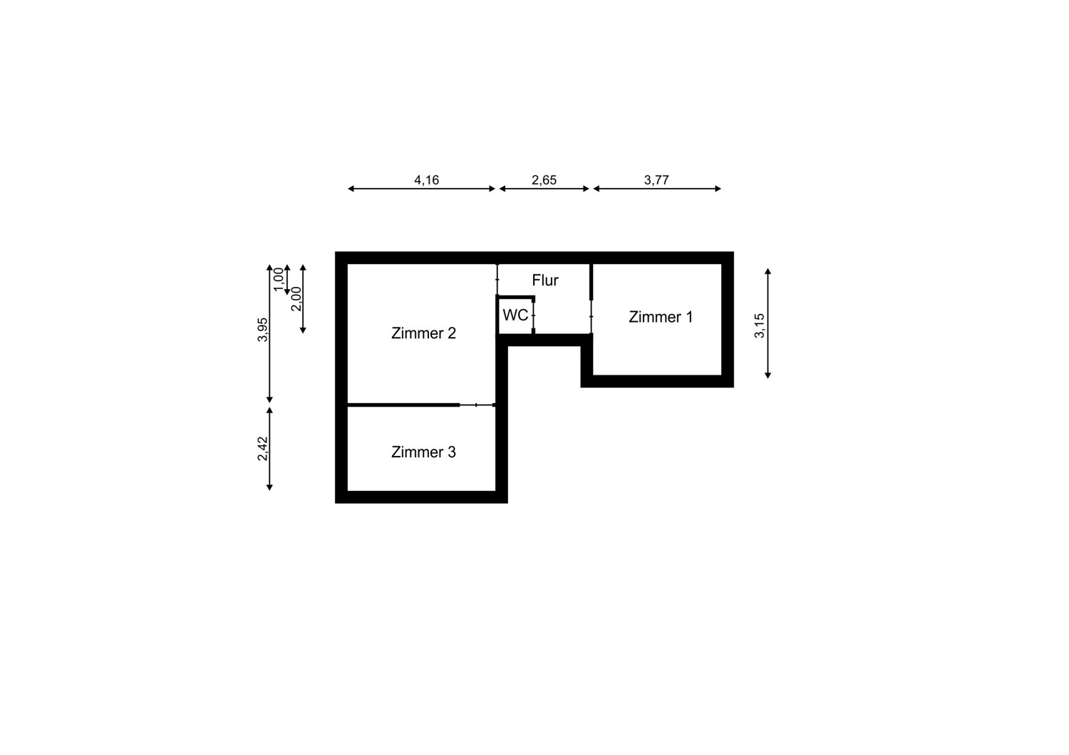 Grundriss Dachgeschoss