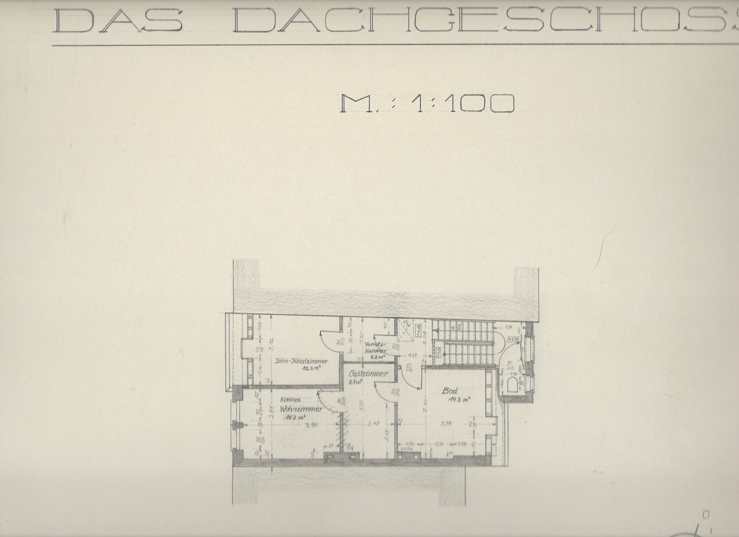 Grundriss Dachgeschoss