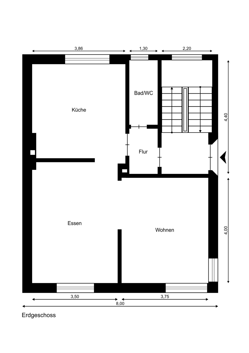 Grundriss Erdgeschoss