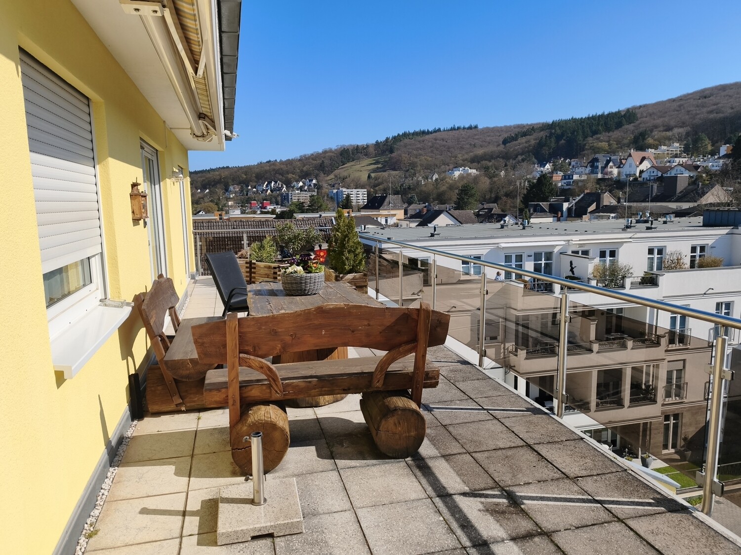 Dachterrasse nach Süden