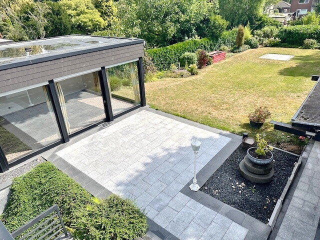 Blick vom Balkon
