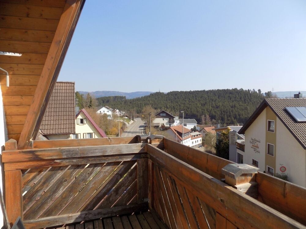 Blick vom Balkon