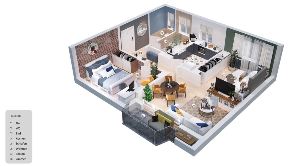 3D-Grundriss