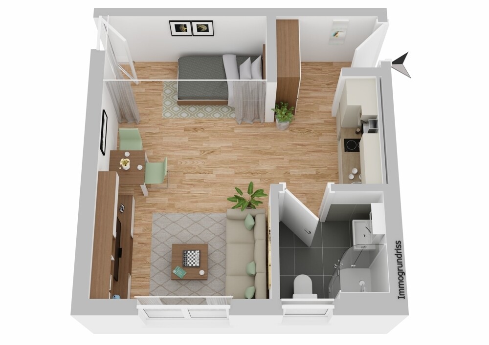 Wohnungsgrundriss 