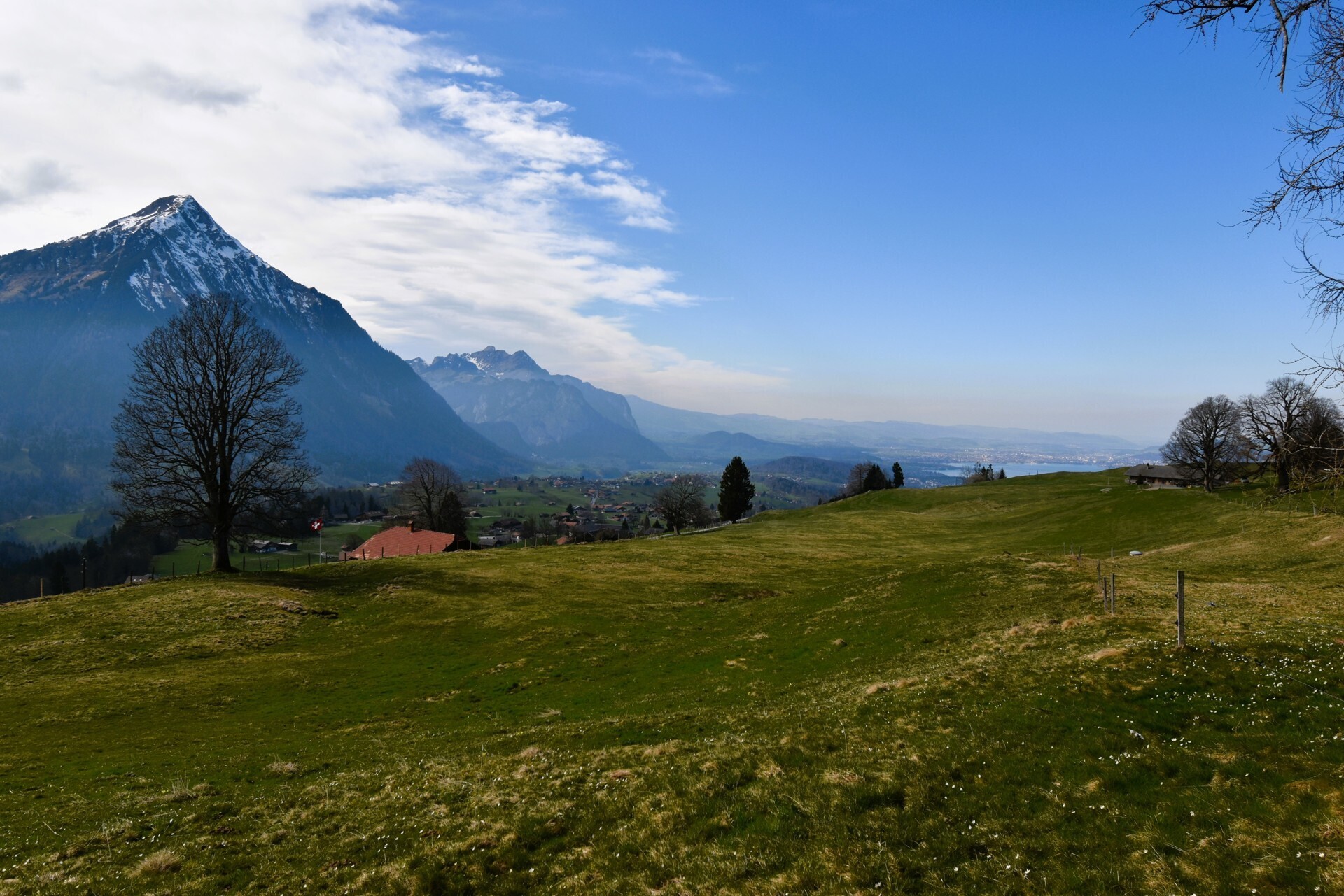 Aussicht oberhalb Haus