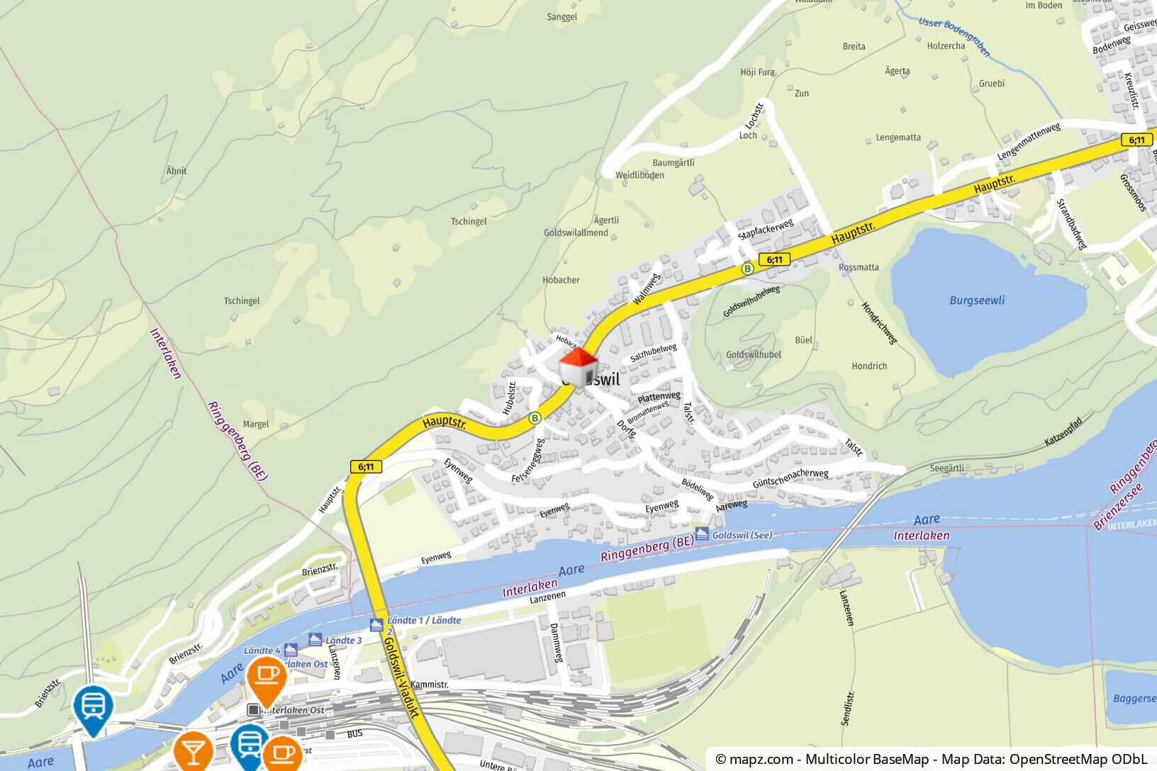 Geolyzer Kartenausschnitt