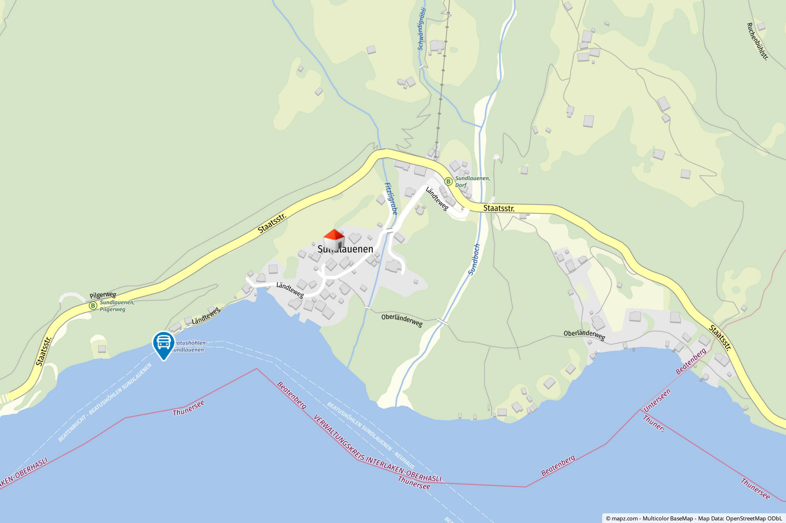 Geolyzer Kartenausschnitt