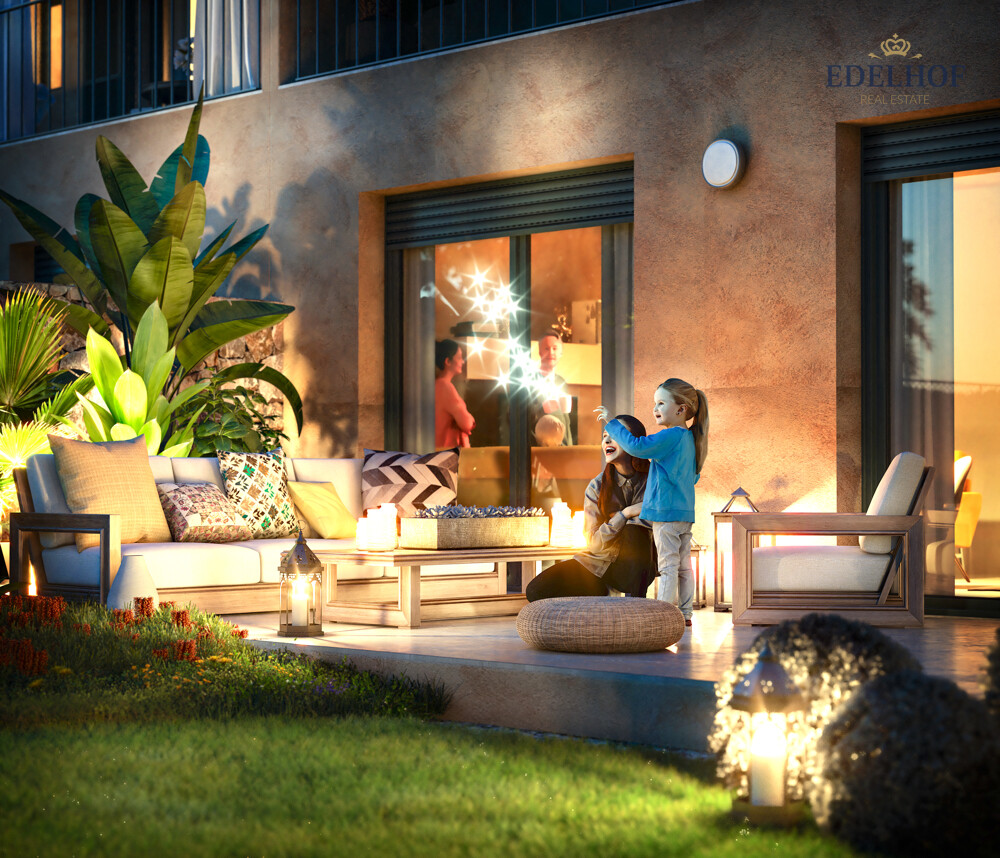 Garden by night