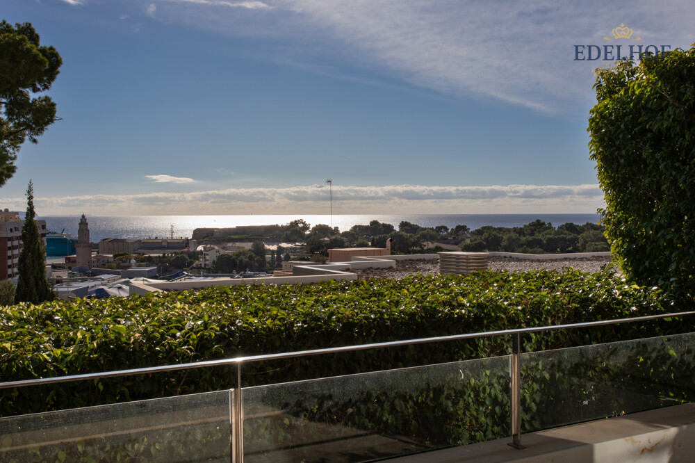Ausblick vom Balkon