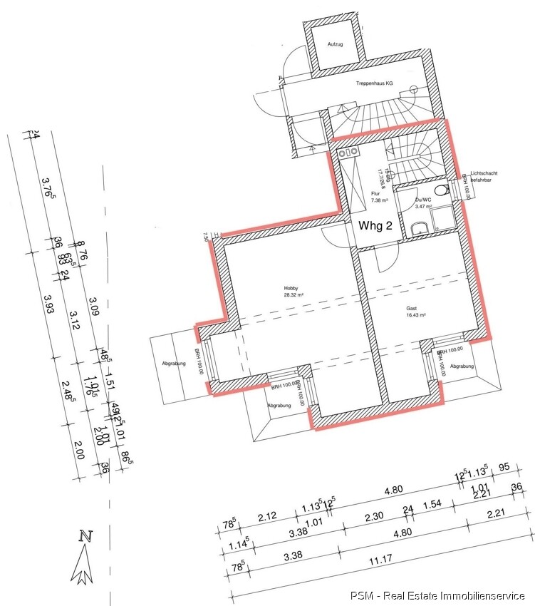 Grundriss UG