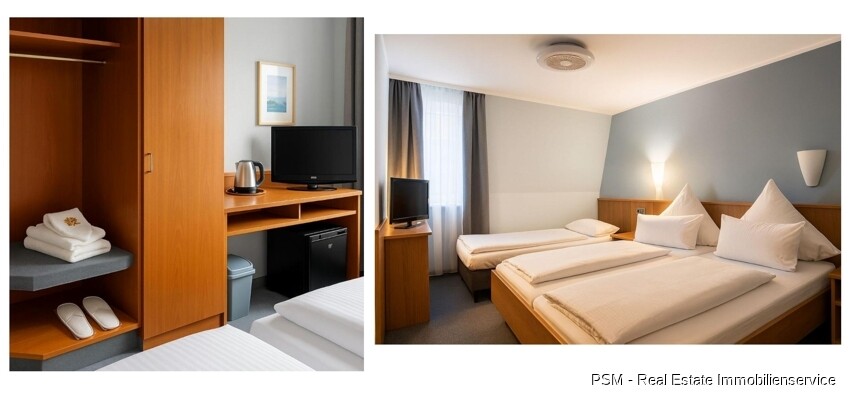 Ansicht Hotelzimmer 