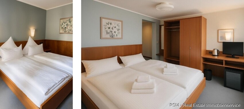 Ansicht Hotelzimmer
