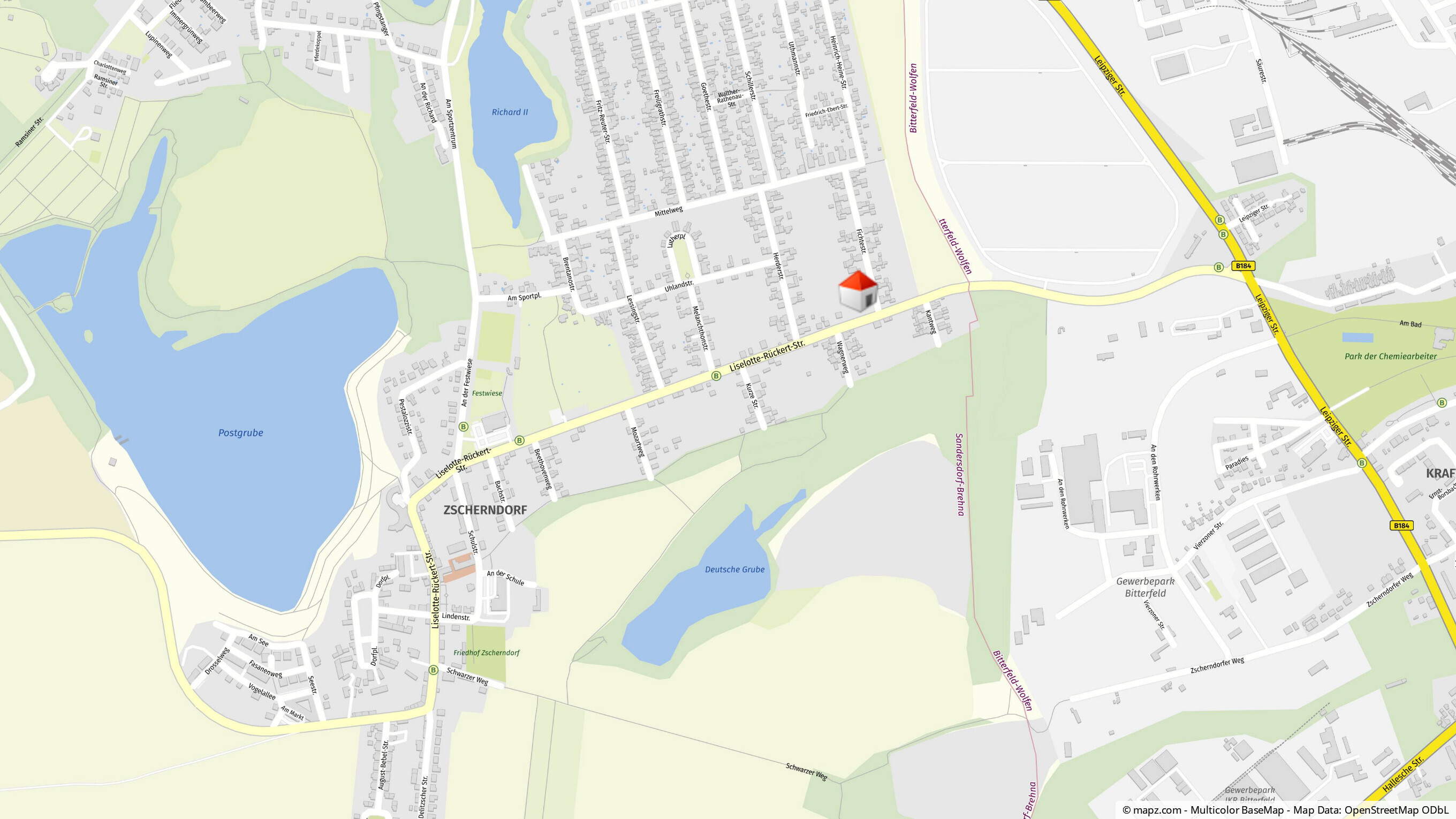 Geolyzer Kartenausschnitt