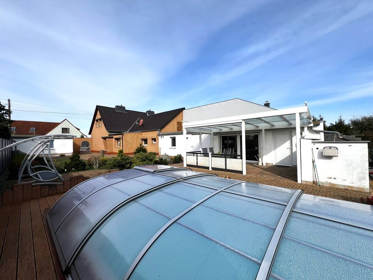 Blick auf Terrasse