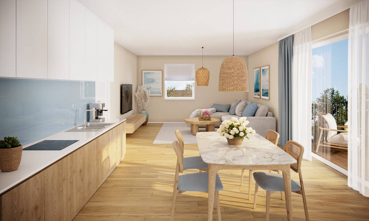 Wohnküche Visualisierung