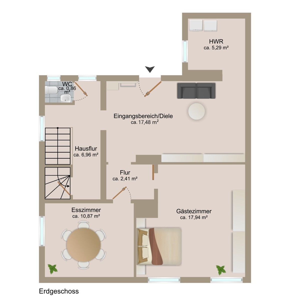 Grundriss Erdgeschos