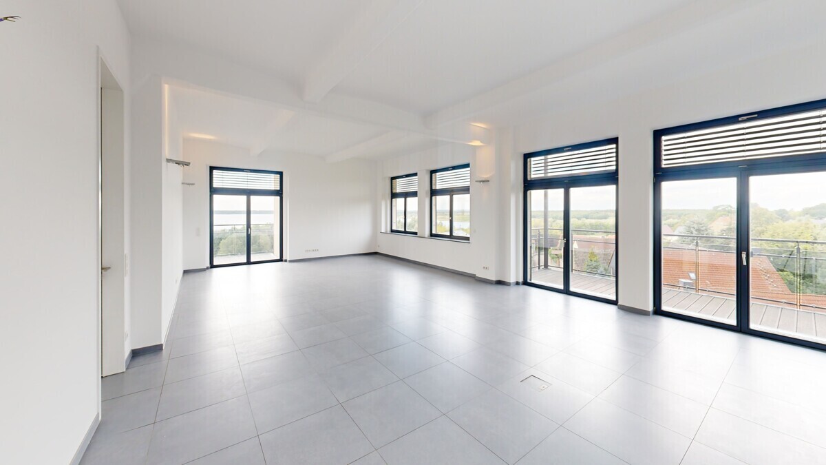 Blick in das Wohnzimmer