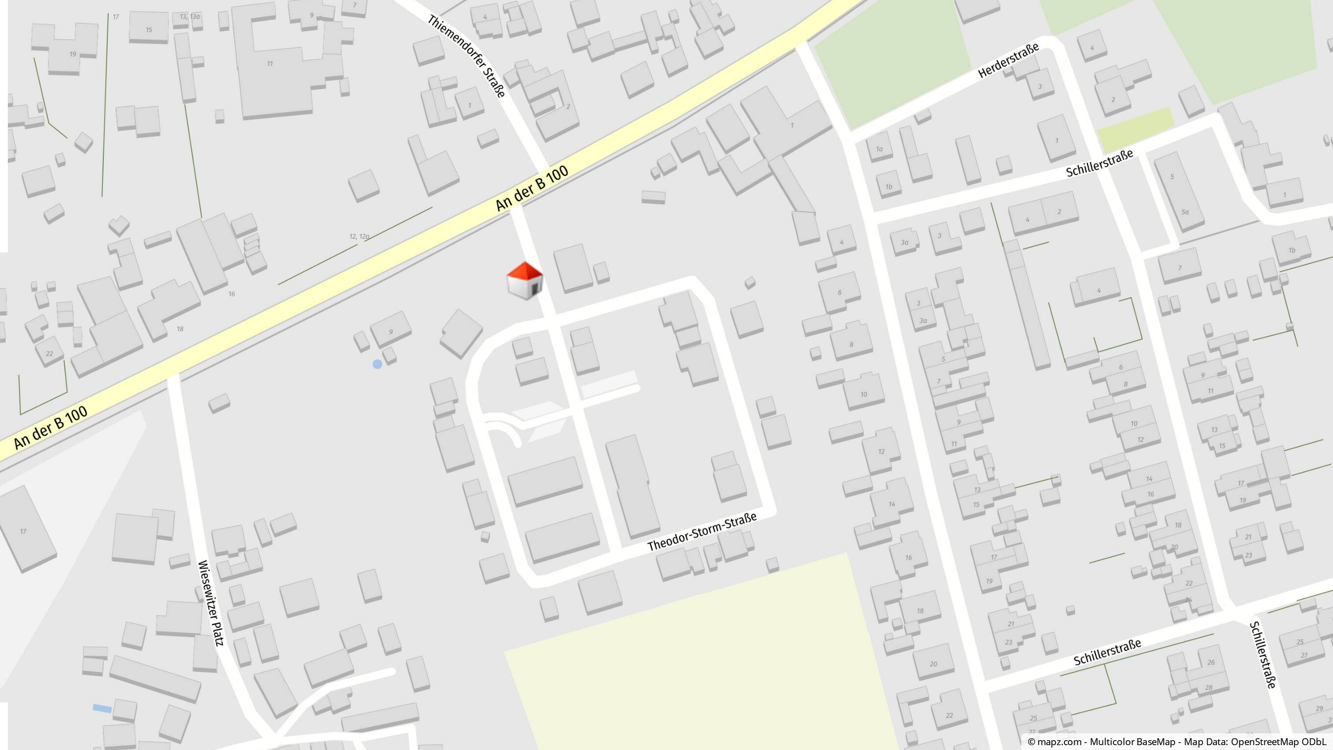 Geolyzer Kartenausschnitt