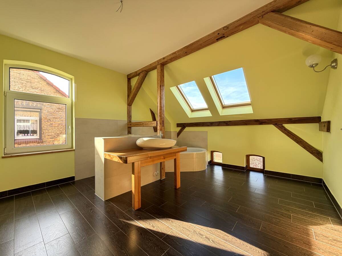 Badezimmer Dachgeschoss
