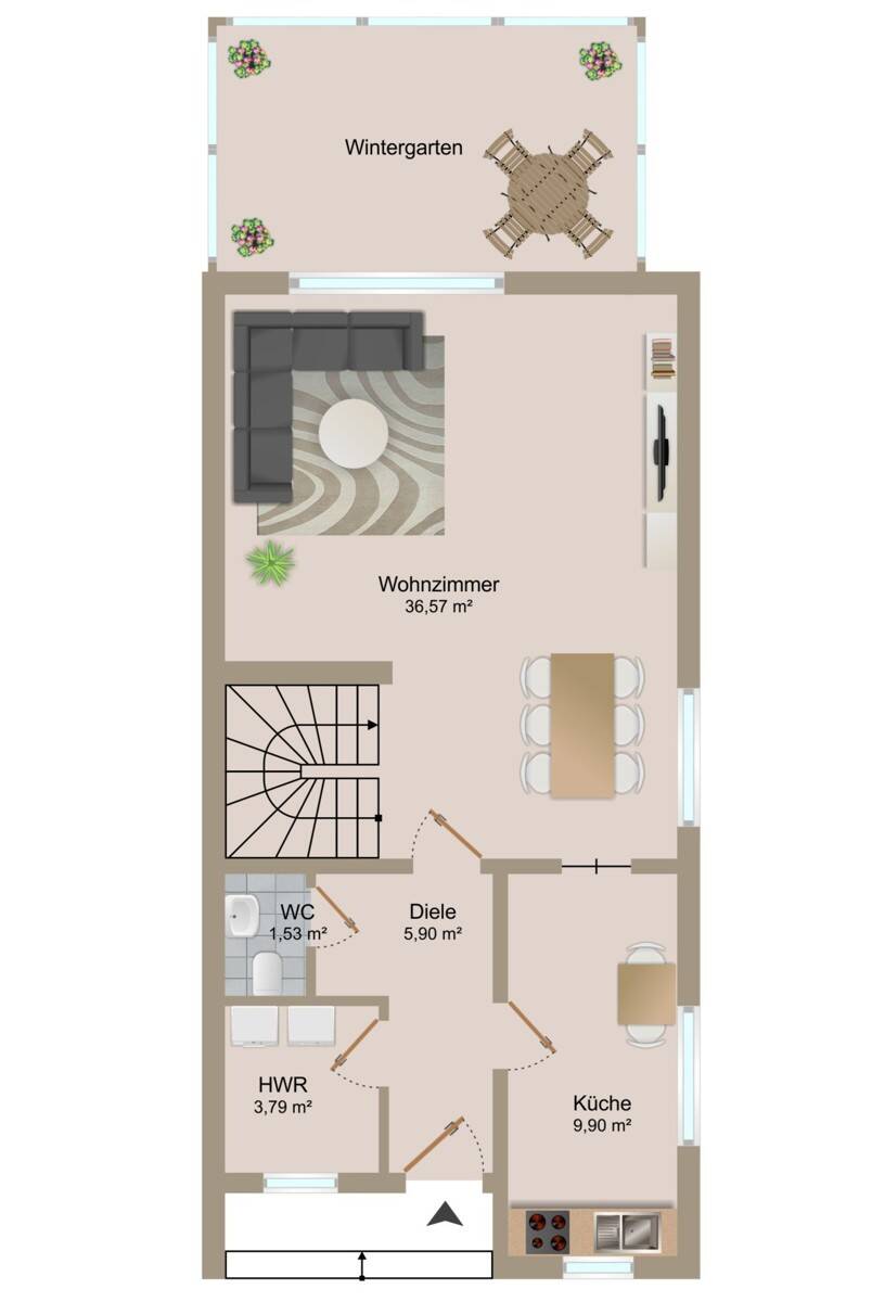 Grundriss Erdgeschoss