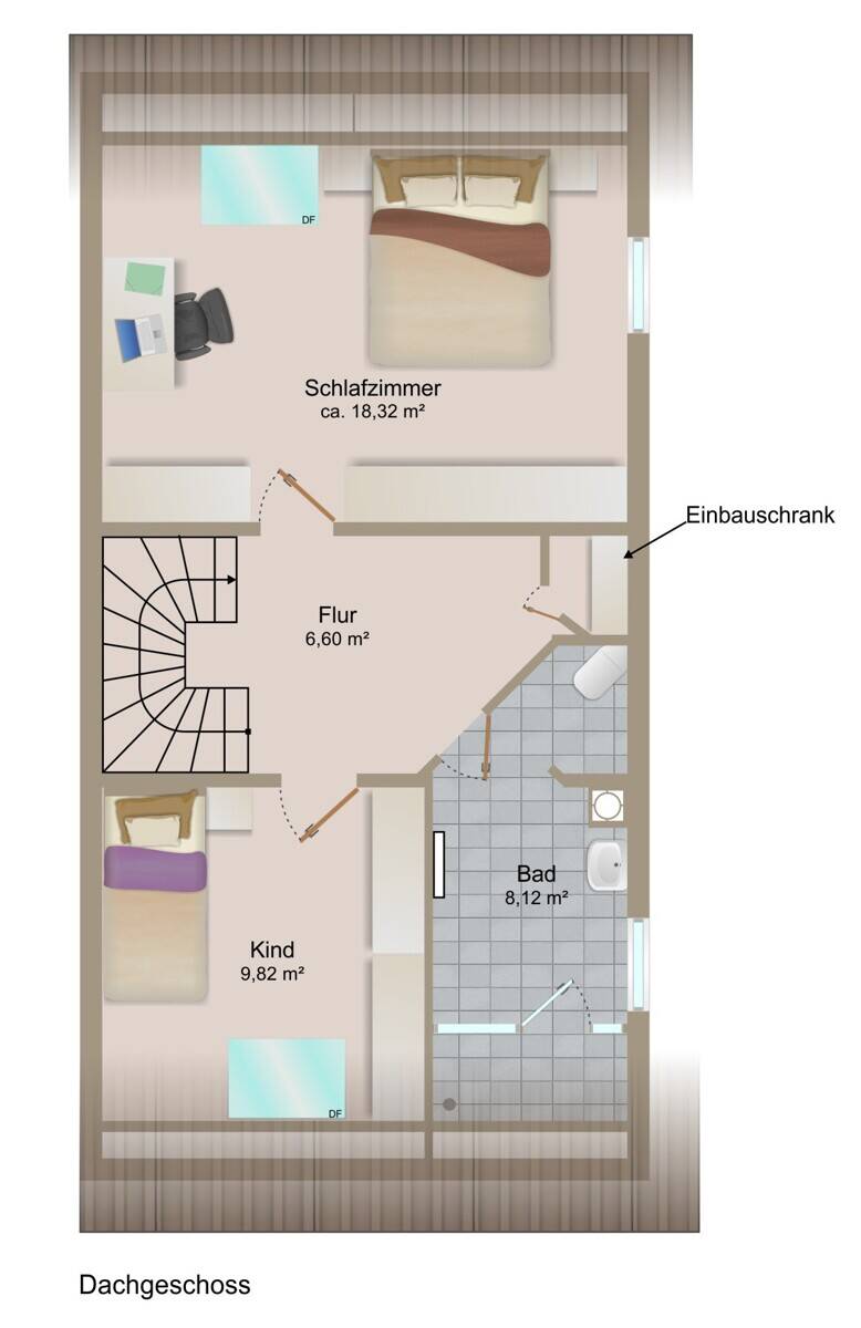 Grundriss Dachgeschoss