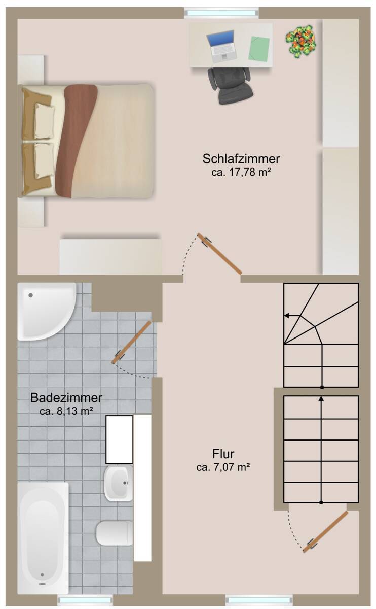 Grundriss Obergeschoss