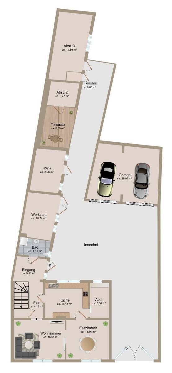 Grundriss Erdgeschoss