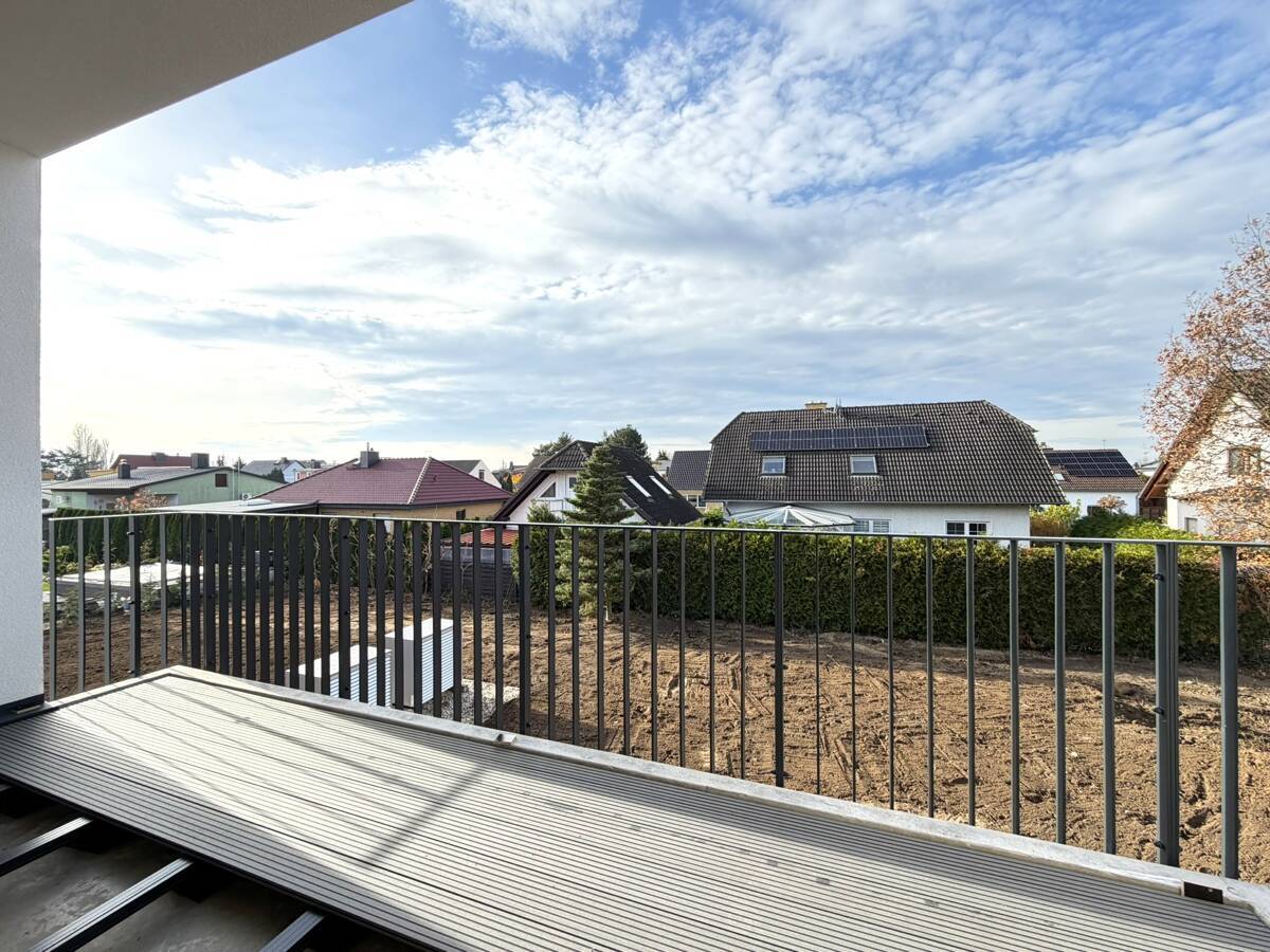 Balkon - Fertigstellungsphase