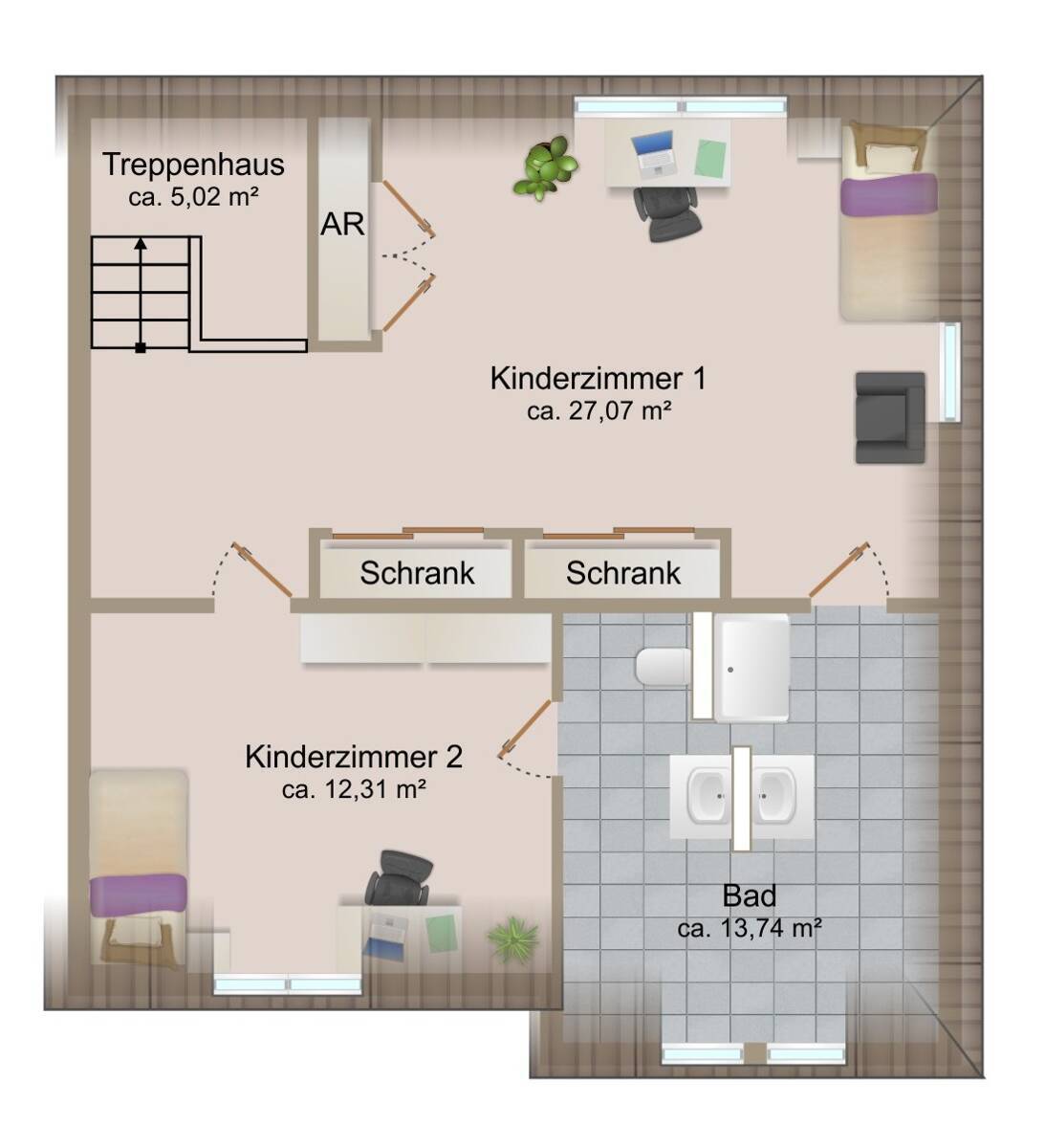 Grundriss Dachgeschoss