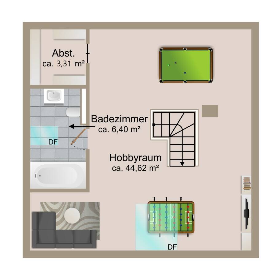 Grundriss Dachgeschoss 