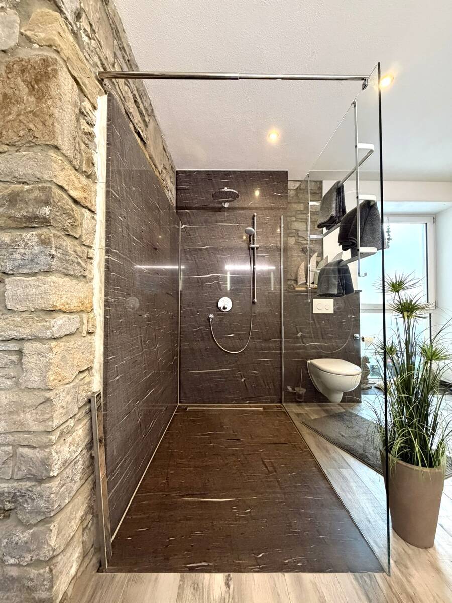 ebenerdige Dusche Badezimmer Erdgeschoss