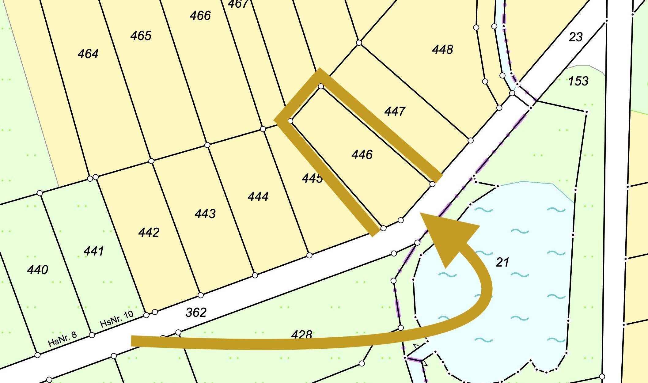 Auszug aus Flurkarte  (446)