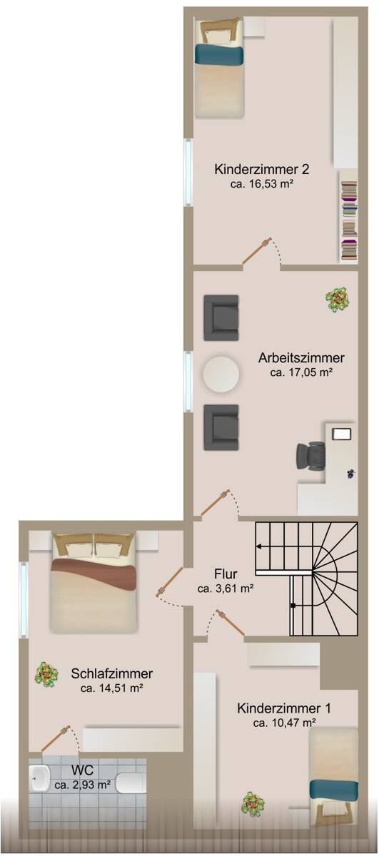 Grundriss Dachgeschoss