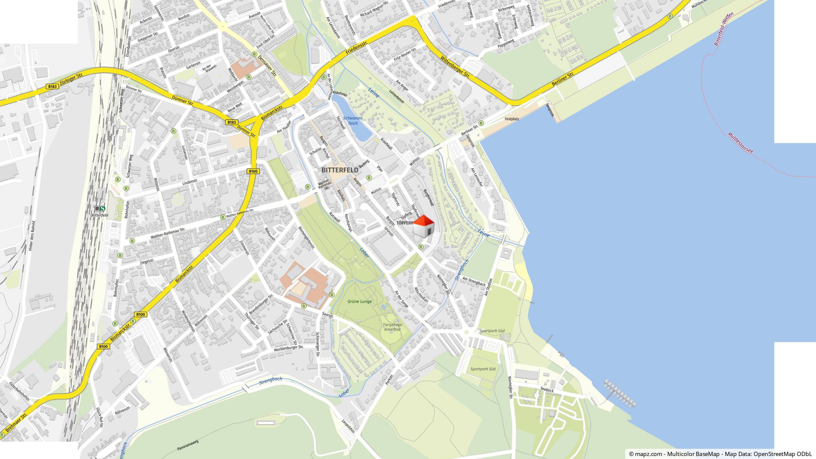 Geolyzer Kartenausschnitt