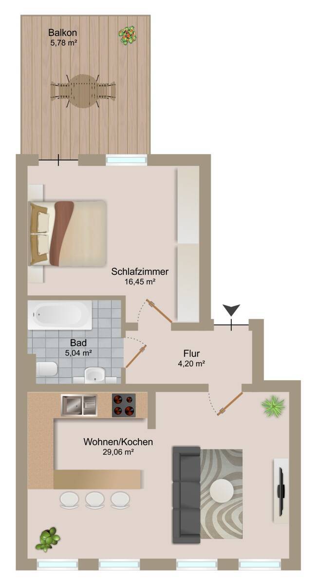 Grundriss 2. OG links