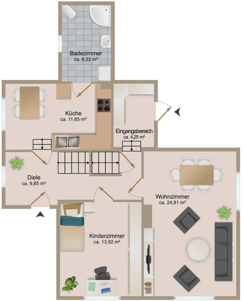 Grundriss Erdgeschoss