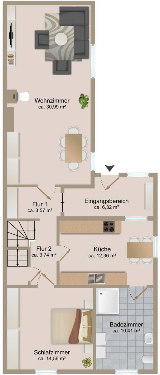 Grundriss Erdgeschoss