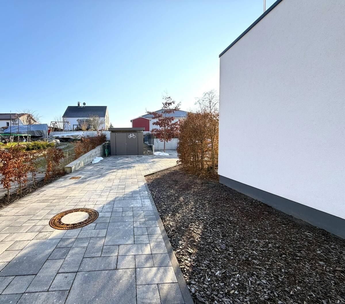 Zufahrt Stellplatzanlage