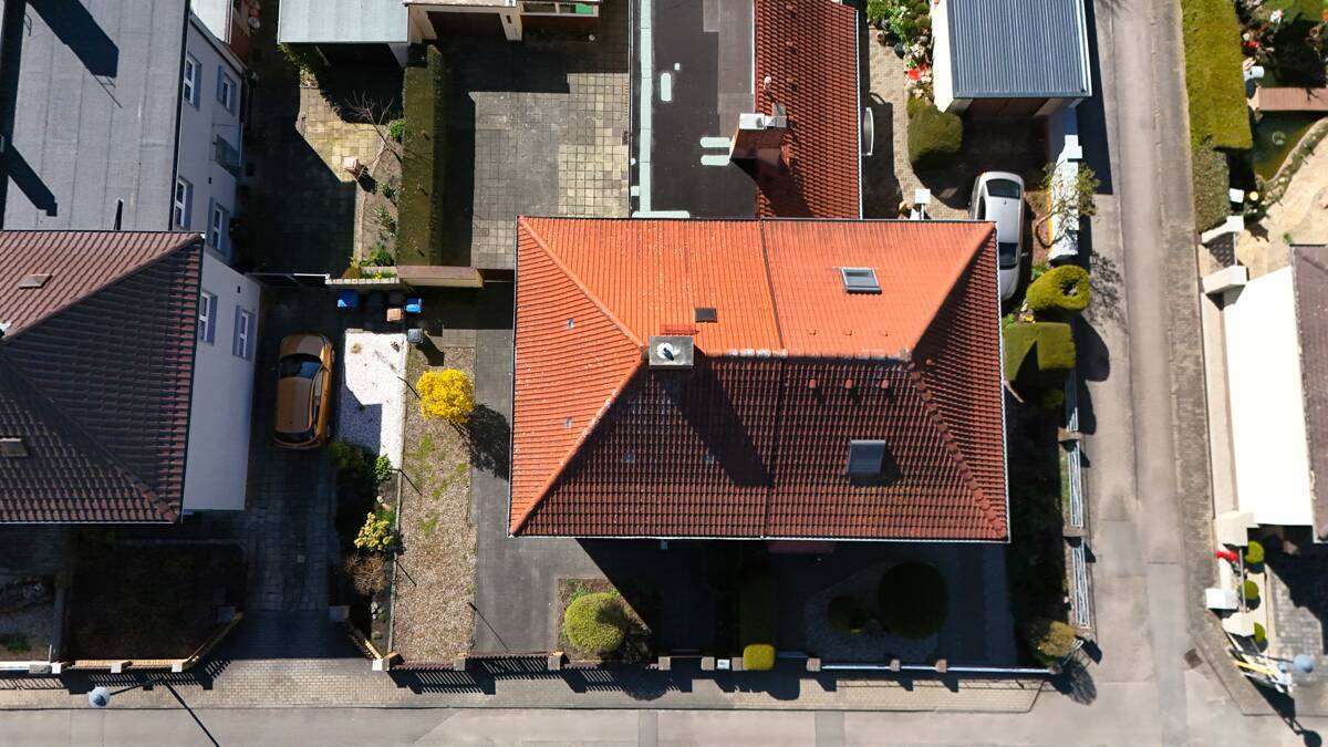 Drohnenansicht Dach