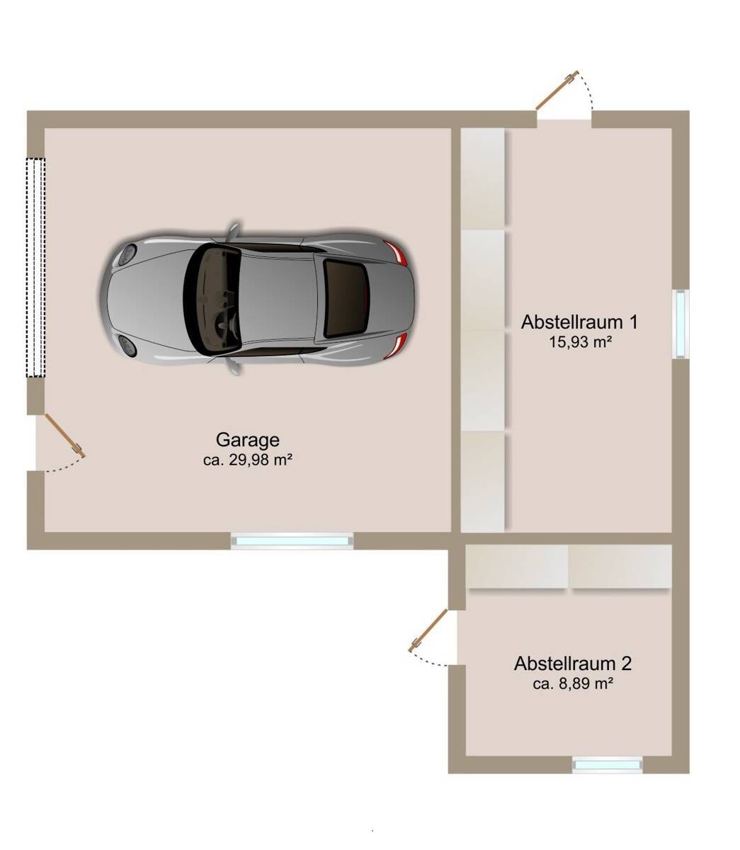 Grundriss Garage 