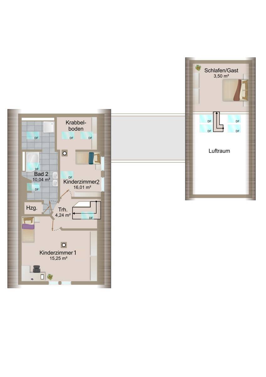 Grundriss Dachgeschoss